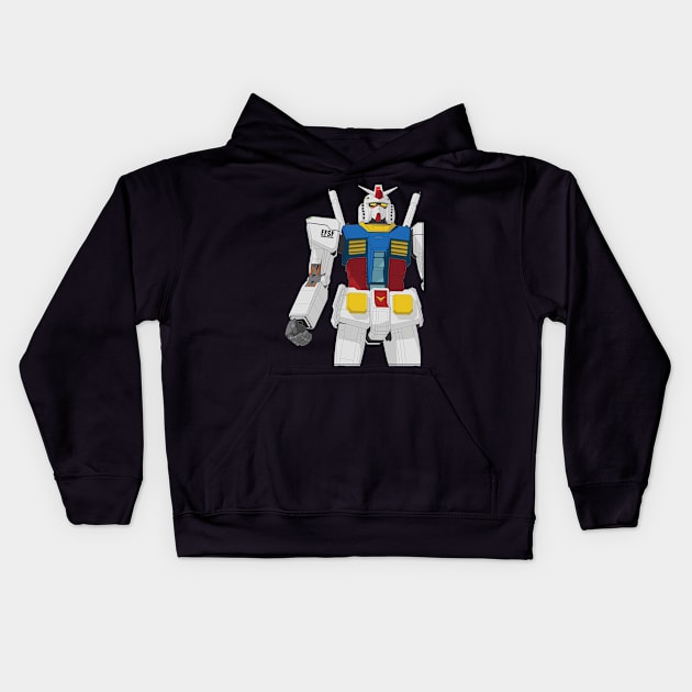 RX-78-2 "V" gundam Kids Hoodie by CELproductions